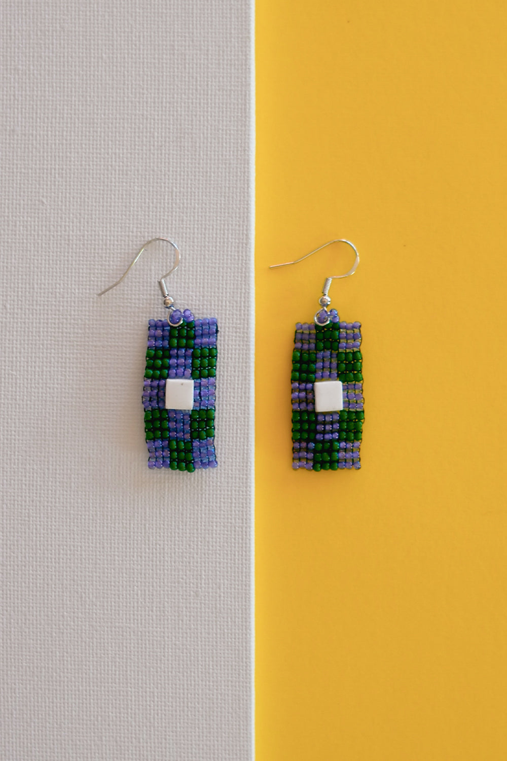 Grid Paper Earrings