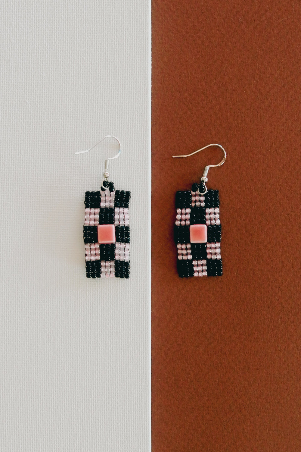 Grid Paper Earrings