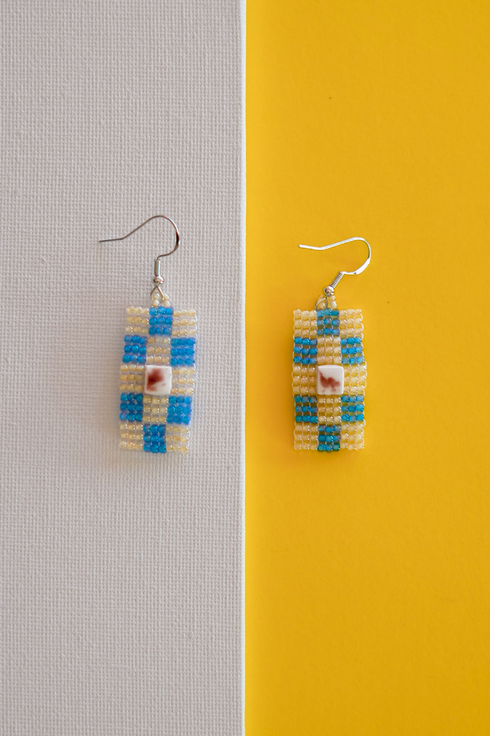 Grid Paper Earrings