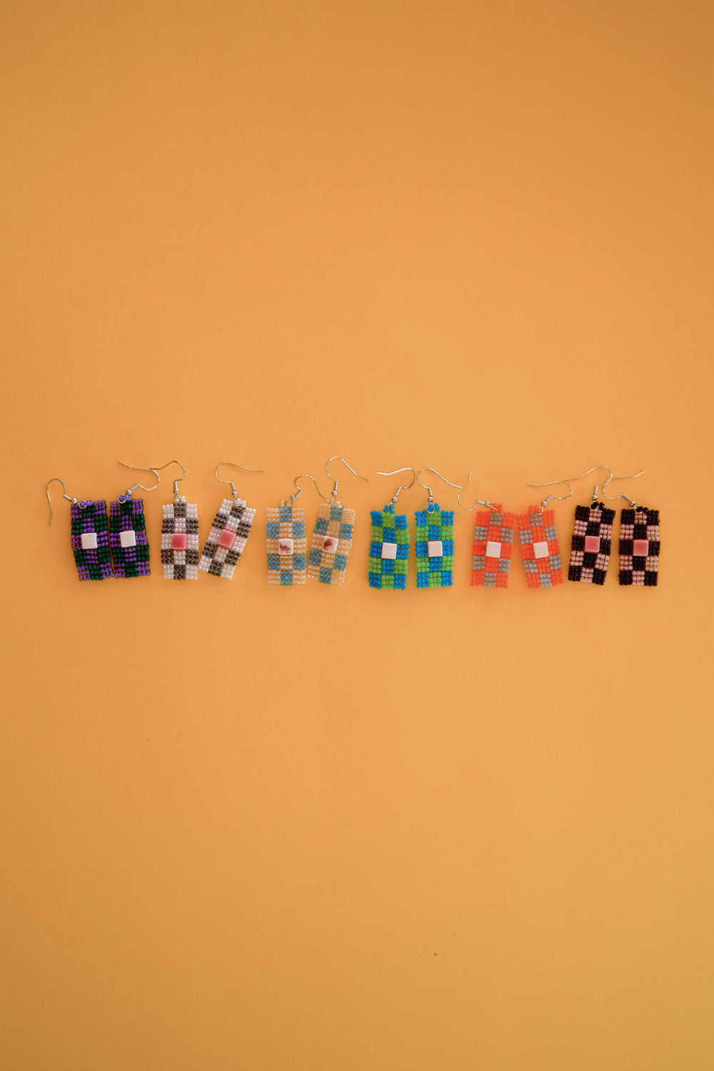 Grid Paper Earrings